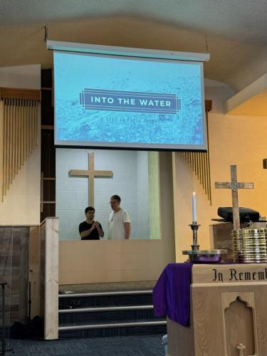 Brad Baptism